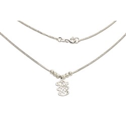 GARGANTILLA PLATA .925 NIÑA SD MEX.