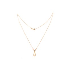 GARGANTILLA ORO 10K INFINITO LOVE FLZ FLOR MEX.