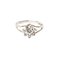 ANILLO PLATA .925 ROSETA MOD. AD502 MEX.