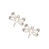 ARETES PLATA .925 LIBELULA VAC MEX.