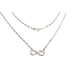 GARGANTILLA PLATA .925 INFINITO C/P SD MEX.