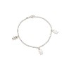 PULSERA PLATA .925 3 NIÑAS AG1 MEX.