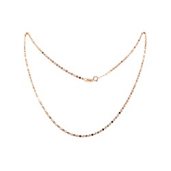 CADENA ORO 10K HOJA GUCCI VL3 M.45 FLOR MEX.