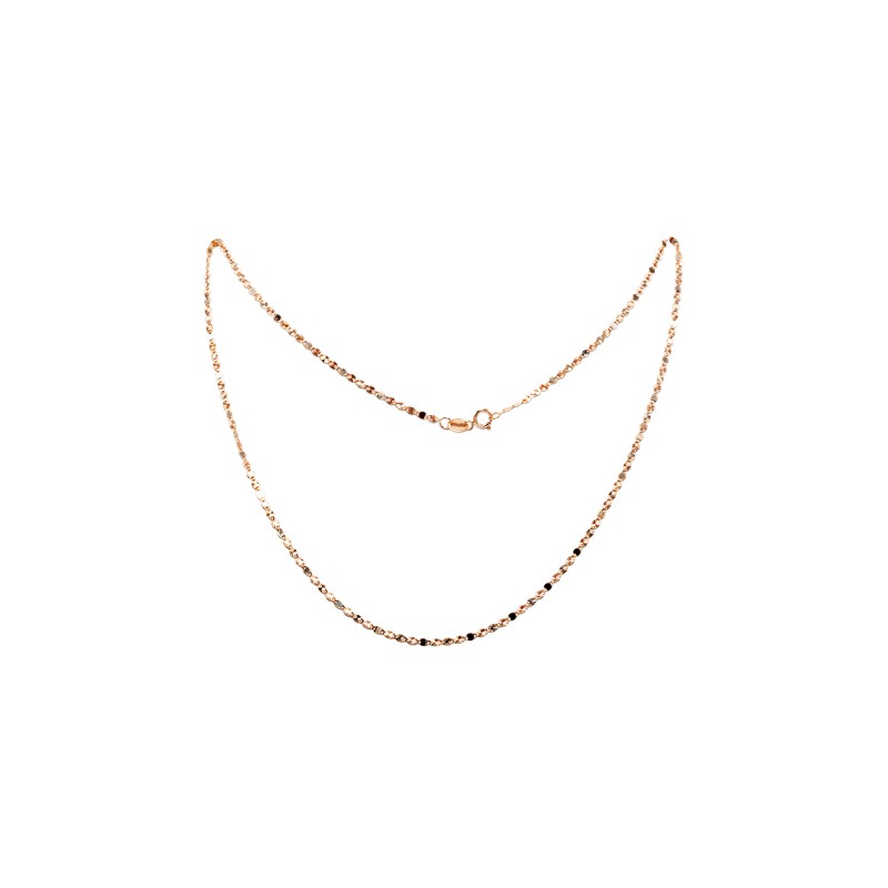 CADENA ORO 10K HOJA GUCCI VL3 M.45 FLOR MEX.