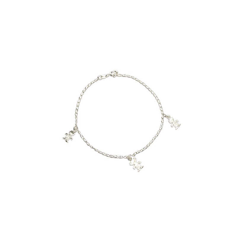 PULSERA PLATA .925 NIÑA/NIÑOS AG1 MEX.