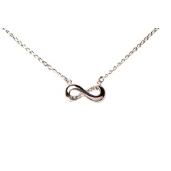 GARGANTILLA PLATA .925 INFINITO SD MEX.