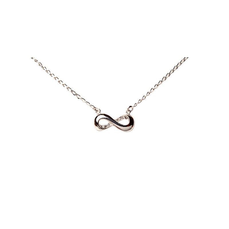 GARGANTILLA PLATA .925 INFINITO SD MEX.