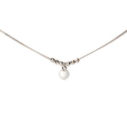 GARGANTILLA PLATA .925 CZN GLOBO MED SD MEX.