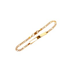 ESCLAVA ORO 10K CARTIER 3X1 PAVE M.13 09 MEX.