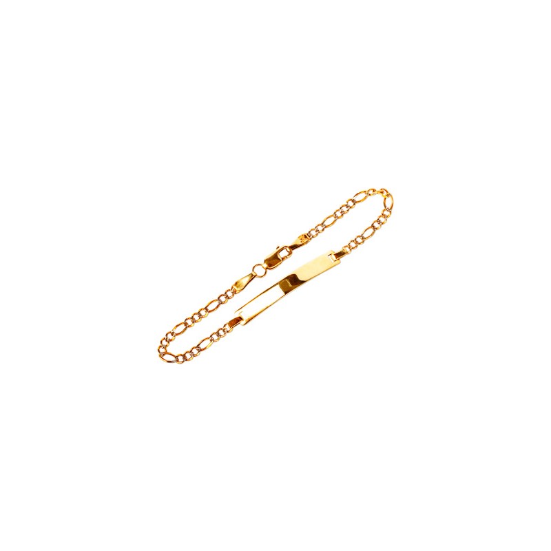 ESCLAVA ORO 10K CARTIER 3X1 PAVE M.13 09 MEX.