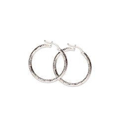 ARRACADAS PLATA .925 DIAMANTADA #6 AD3 3MM MEX.