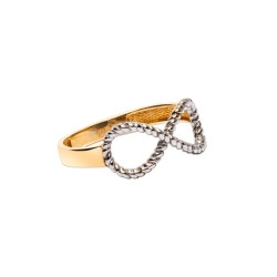 ANILLO ORO 10K INFINITO FLZ COMB MEX.