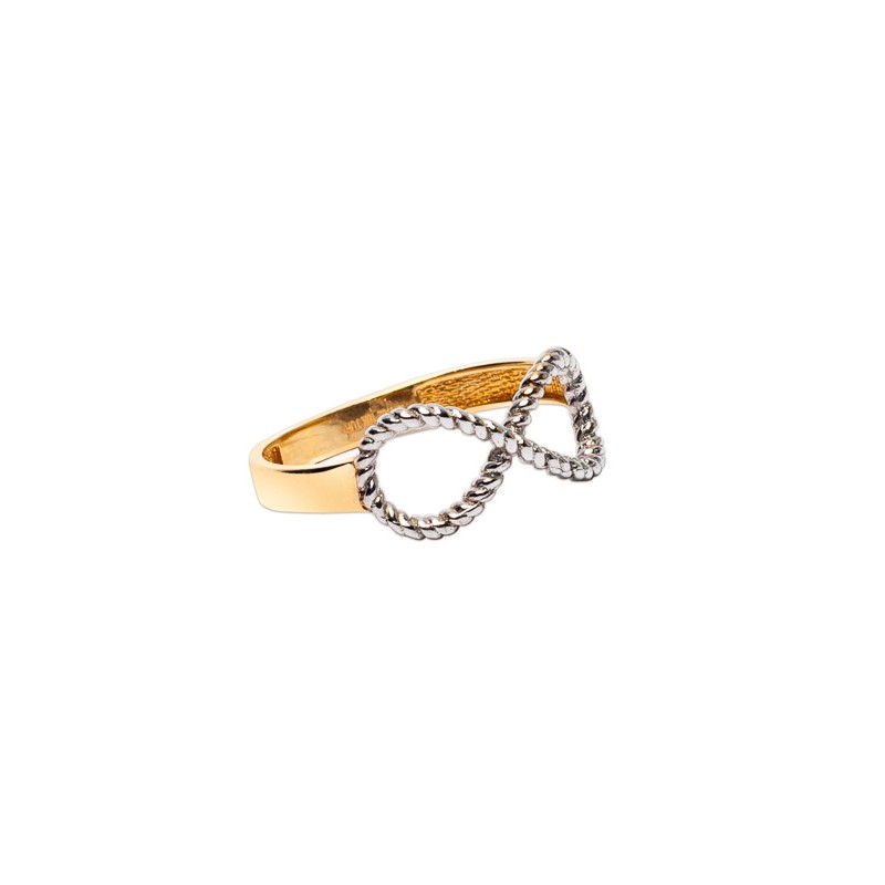 ANILLO ORO 10K INFINITO FLZ COMB MEX.