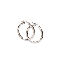 ARRACADAS PLATA .925 DIAM/SATIN #4 AD3 3MM MEX.