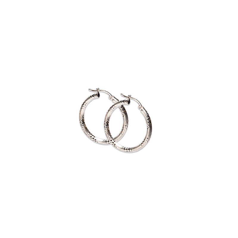 ARRACADAS PLATA .925 DIAM/SATIN #4 AD3 3MM MEX.