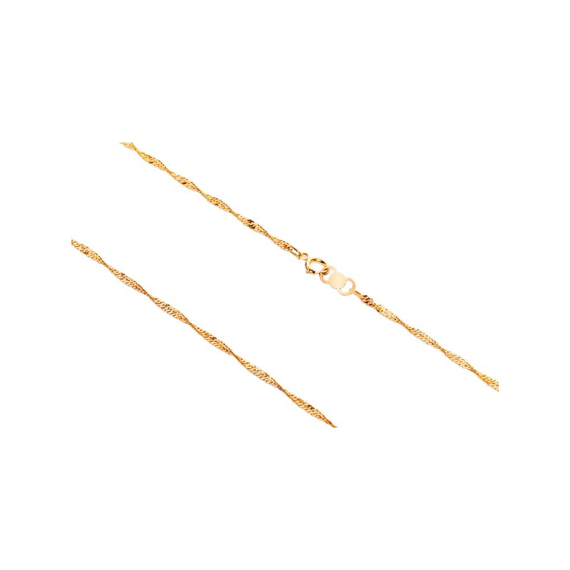 CADENA ORO 10K SINGAPUR M.40 G200 SG030 MEX.