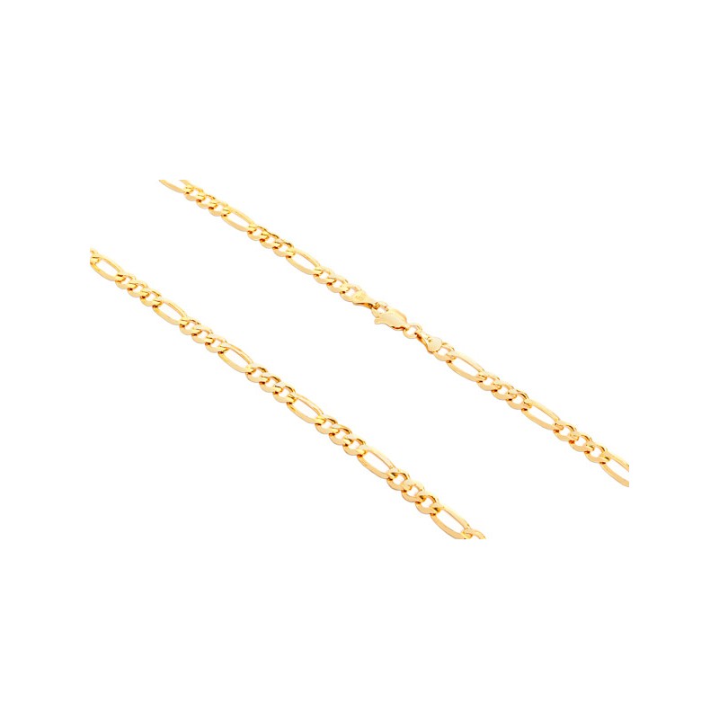 CADENA ORO 10K CARTIER 3X1 M.55 BAS MEX.