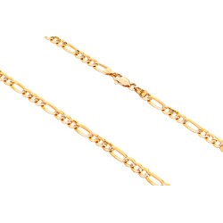 CADENA ORO 10K CARTIER 3X1 M.55 PAVE BAS MEX.