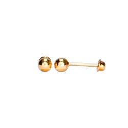 BROQUEL ORO 14K BOLA #0  MEX.