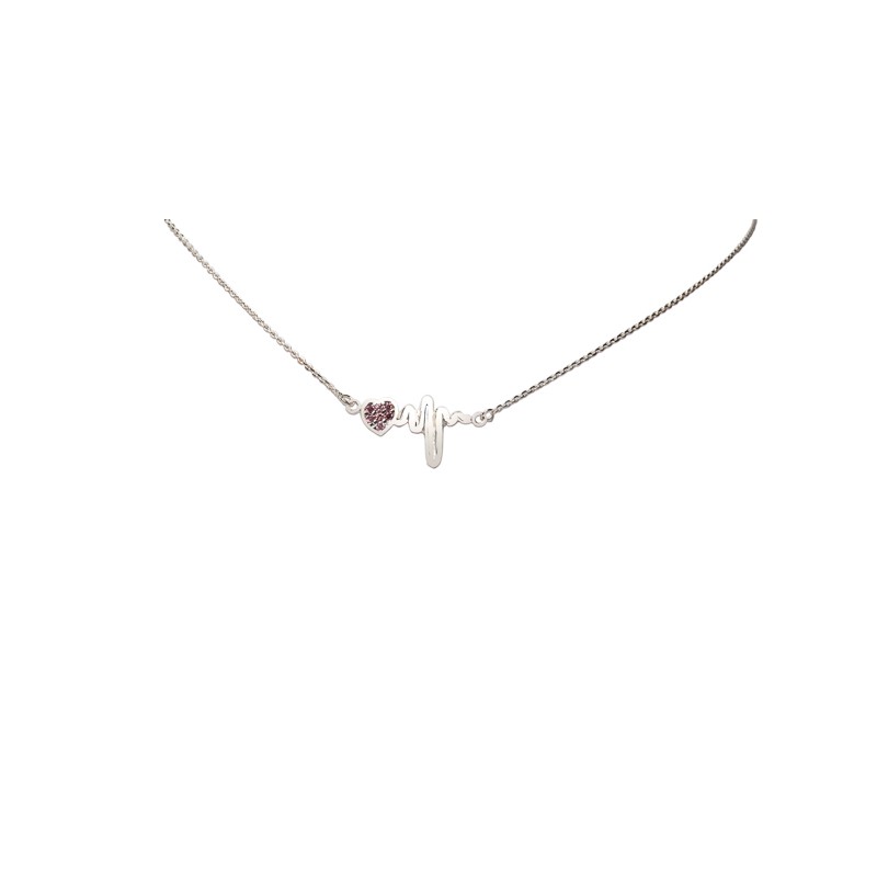 GARGANTILLA PLATA .925 LINEA DE LA VIDA SD MEX.