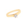 ANILLO ORO 14K SOLITARIO MOD. AS-064 AMA MEX.