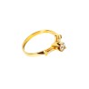 ANILLO ORO 14K SOLITARIO P/L MOD. AS-017 AMA MEX.