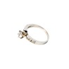 ANILLO ORO 14K SOLITARIO P/L MOD. AV-302 BCO MEX.
