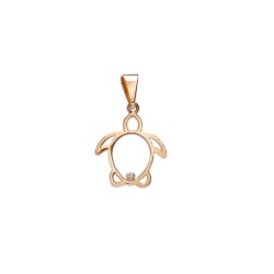 DIJE ORO 10K TORTUGA FLZ AMA MEX.