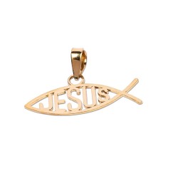 DIJE ORO 10K PEZ JESUS AR2-10 AMA MEX.