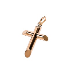 DIJE ORO 10K CRUZ TUBO 08-10 AMA MEX.