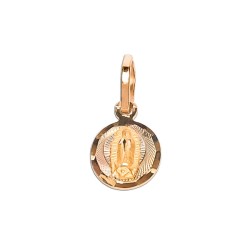 MEDALLA ORO 10K V. GPE RED 11-10 FLOR MEX.