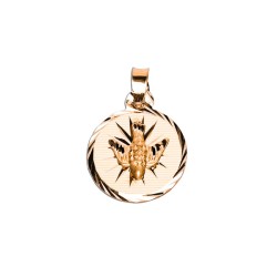 MEDALLA ORO 10K ESP. SNTO RED 03-10 AMA MEX.