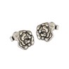 ARETES PLATA .925 ROSA C/MATE VAC MEX.