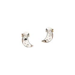 ARETES PLATA .925 LUNA C/EST VAC MEX.