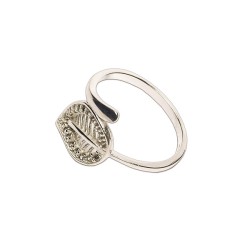 ANILLO PLATA .925 HOJA TUR MEX.