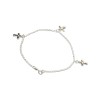 PULSERA PLATA .925 3 CRUCES AG1 MEX.