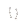 ARETES PLATA .925 TREP LINEA CURVA 3 ZRC MEX.