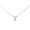 GARGANTILLA PLATA .925 CRUZ SD MEX.