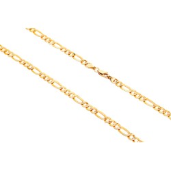 CADENA ORO 10K CARTIER 3X1 M.60 PAVE BAS 18.7 MEX.