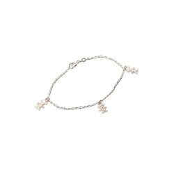 PULSERA PLATA .925 3 NIÑAS AG1 MEX.