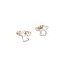 ARETES PLATA .925 OSITO CZN VAC MEX.