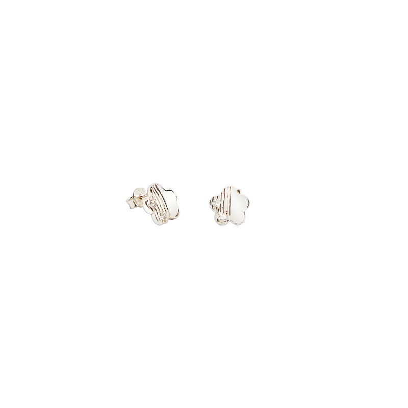 ARETES PLATA .925 FLOR C /P VAC MEX.