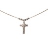 GARGANTILLA PLATA .925 CRUZ S.BENITO FACE SD MEX.