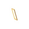 ARETES CHAPA DE ORO RECTANCULO C/P AP02 MEX.