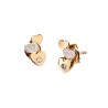 ARETES ORO 10K 3 MINI CORAZON FLZ COMB MEX.