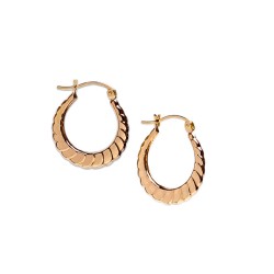 ARRACADAS ORO 10K ONDAS OAS AMA MEX.