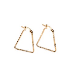 ARRACADAS ORO 10K TRAPECIO OAL AMA MEX.