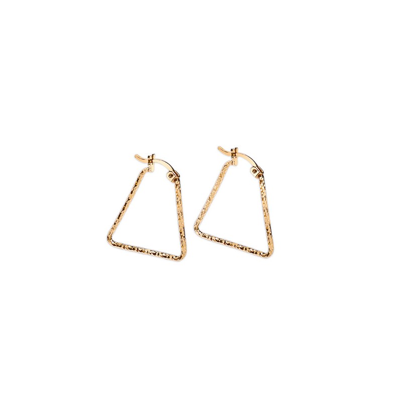 ARRACADAS ORO 10K TRAPECIO OAL AMA MEX.