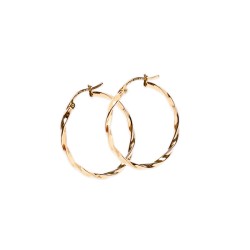 ARRACADAS ORO 10K TORSAL #4 OAL AMA MEX.