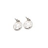 ARETES PLATA .925 MAPA MUNDI VAC MEX.